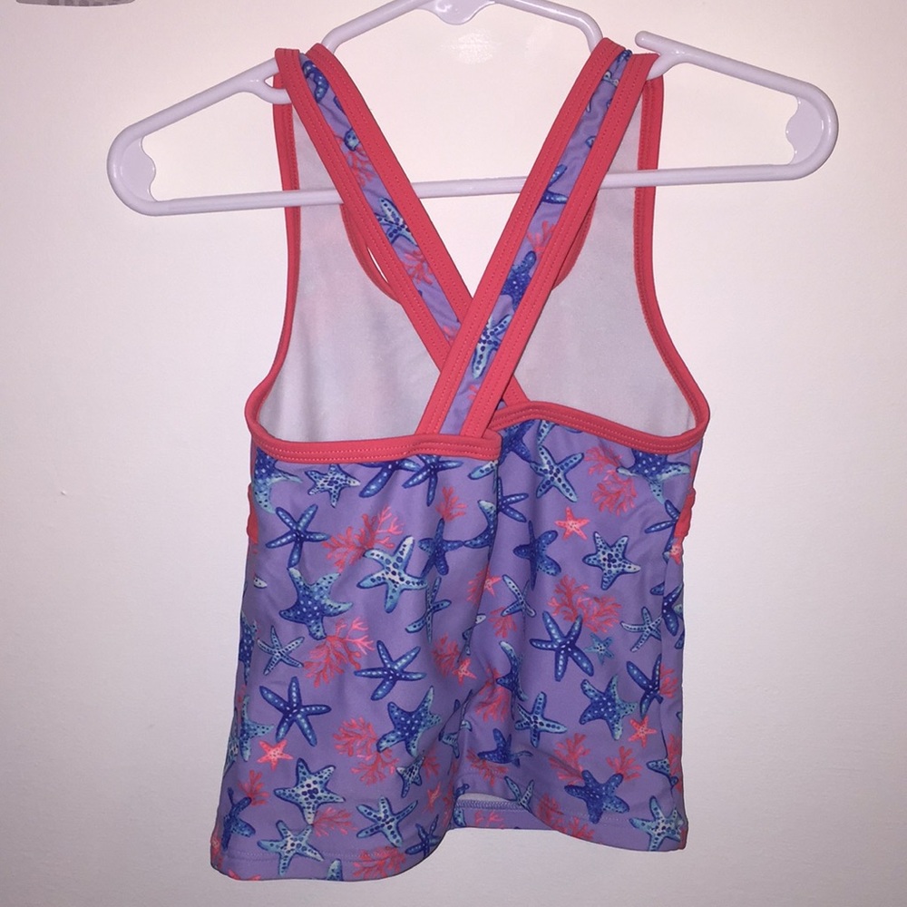 L.L. Bean Starfish Print Tankini Top & Bottom - Picture 2 of 6